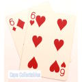 `Playing Cards: Six and Six of Hearts - 66` Original Digital Download Stock Photo