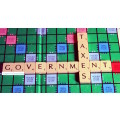 `Scrabble Board Words: Government Taxes Image` Original Digital Download Stock Photo