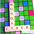 `Scrabble Board Words: Cyber Monday` Original Digital Download Stock Photo