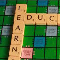 `Scrabble Board Words: Education Learning` Original Digital Download Stock Photo