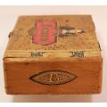 Vintage `Senco First Class Cigars` Wooden Cigar Box