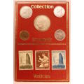 Vatican Souvenir Collection 1980, Paulus VI & Pope Ioannes Paulus II, Coins and Stamps Uncirculated
