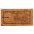 Belgian Congo & Ruanda-Urundi 10 `Dix` Francs Bank Note (Fair)