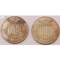 Zambia 1 Shilling 2 x 1964 Coins (Two Coins) Circulated