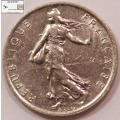 France 1/2 Franc 1977 Coins XF40 Circulated