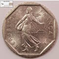 France 2 Francs 1980 Coin AU50 Circulated
