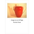 `Coffee Shops- Elegant Red and White Teapot` Original Digital Download Stock Photo