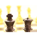 `Chess Board Pieces Black Queen and King` Original Digital Download Stock Photo
