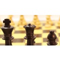 `Chess Board Pieces Black Queen, King and Bishops` Original Digital Download Stock Photo