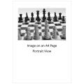 `Chess Board with Chess Pieces Achromatic Colour` Original Digital Download Stock Photo