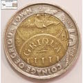 South Africa 5 Rand Coin 2015 Griqua Town Coinage Bicentennial VF20 Circulated
