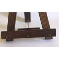 Dark Stained Wooden Easel for Picture Frames