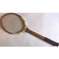 Vintage Dunlop Maxply Fort Wooden Tennis Racquet with Red Cover