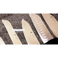 `Chef`s Knives: Set Of Kitchen Blades in Pouch Sketch Style` Original Digital Download Stock Photo