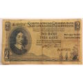 South Africa 2 Rand Bank Note JVR Watermark G Rissik 1962 Fine