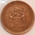Rhodesia 1970 1 Cent Coin Circulated