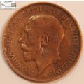 United Kingdom 1/2 Penny 1923 Coin Circulated