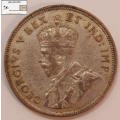 East Africa 1 Shilling 1925 Coin VF20 Circulated