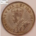 East Africa 1 Shilling 1925 Coin Circulated