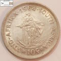 South Africa 10 Cents 1964 Coin Circulated