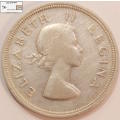 South Africa 2 1/2 Shillings 1957 Coin Circulated