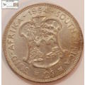 South Africa 2 Shillings 1954 Coin VF20 Circulated