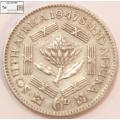 South Africa 6 Pence 1947 Coin Circulated