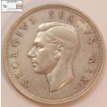 South Africa 5 Shillings 1951 Coin`Springbok` Circulated