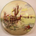 Vintage Royal Doulton `Home Waters` By W.E Grace D6434 Wall Plate