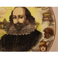 Vintage Royal Doulton `Shakespeare`s Portrait` D5910 Wall Plate