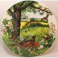 Wedgwood 1987 Bone China Wall Plate `Meadows and Wheatfields` Limited Edition #5767L by Colin Newman