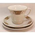 Filigree Pattern 424 Noritake Royal Ceramics White Bone China Tea Service Trio