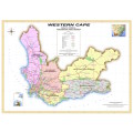 Western Cape Provincial Map - Printed and Laminated.