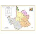 Northern Cape Provincial Map - Printed and Laminated