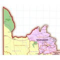 Northern Cape Provincial Map - Printed and Laminated