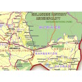 Mpumalanga Provincial Map - Printed and Laminated