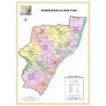 Kwa-Zulu Natal Provincial Map - Printed and Laminated