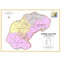 Free State Provincial Map - Printed and Laminated