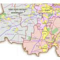 Gauteng Provincial Map - Digital Download