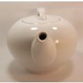 Gordon Ramsay Maze White Teapot, Milk Jug and Sugar Bowl, Stoneware Made in Indonesia