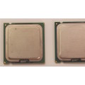 Six Assorted  Celeron, Pentium and Core 2 Duo Legacy Intel Desktop PC Processors