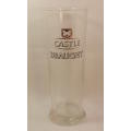 Six Castle Lager Draught 500ml Beer Glasses In Original Box