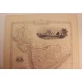 Antique Map of Southern India by J Rapkin 1850