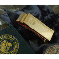 South African Gold Company `Gold Bullion Collection` 24 Karat Gold Bar Money Clip