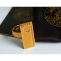 South African Gold Company `Gold Bullion Collection` 24Kt Gold Bar Ring - Great Gift Idea!