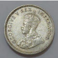 Union of South Africa: Silver Sixpence {6d} 1929 (High-Grade)