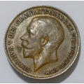 United Kingdom: 1921 King George V Era Large Penny (UK) - Uncirculated. Rare Coin in this Condition.