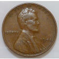 USA: 1941-P Lincoln Wheat One Cent ~VF~ Better Date. Excellent Coin, as per Photos!