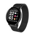 W8 Smart Watch Heart Rate Monitor Tracker Fitness Sports Watch -Black