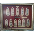 Rhodesia U.D.I -  B.S.A.P Rank Structure Display. Second part of collection 1966/80